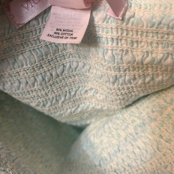 Victoria Secret strapless aqua green 2005 size L modal/cotton Y2K - Picture 8 of 8